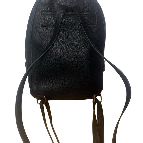 Aldo Pebbled Faux Leather Gold Hardware Handbag Travel Backpack - Picture 4 of 7